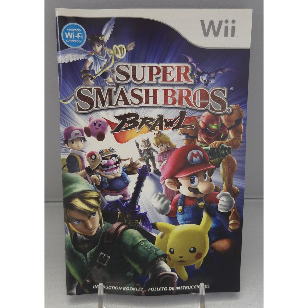 Super Smash Bros. Brawl - Nintendo Wii 2008 - Complete in Box (CIB) - Tested - Picture 5 of 14